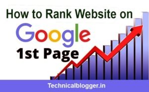 How to Rank Website on Google First Page