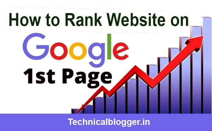 How to Rank Website on Google First Page