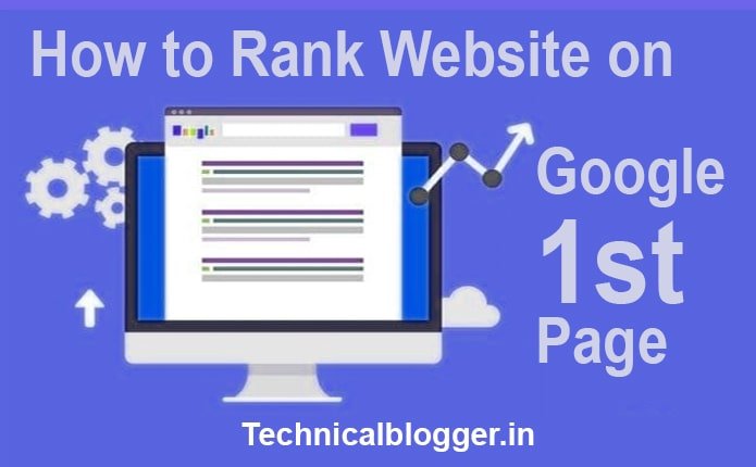 How to Rank Website on Google First Page